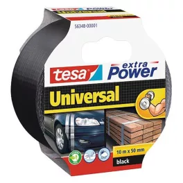   Szalag tesa® Extra Power Universal, ragasztó, textil, ezüst, 50 mm, Hossz: 10 m