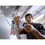 Szalag tesa® PRO tesaflex®, elektromos szigetelő, ragasztó, sPVC, 15 mm, fekete, Hossz: 10 m