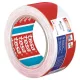 Szalag tesa® PRO Marking, ragasztó, figyelmeztető, piros-fehér, 50 mm, Hossz: 33 m