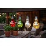 Függeszték napelemes lámpa, Strend Pro Garden Stella, 9 x 18 cm, 5 LED, elemes (1 x AA), elem nélkül, 24 db-os csomag, kompakt, hordozható