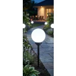 Napelemes kerti lámpa, Strend Pro Garden Birdun, fehér, 20 cm, 4 LED, hidegfehér fény, akkumulátoros, automatikus kapcsolás