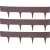 Kerti paliszád, Strend Pro Garden RattanPalisade, sötétbarna, 80 x 29,5 cm, összekapcsolható, 240 cm hossz, formázható, rugalmas műanyag, UV-álló, 3 panel/csomag