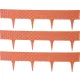 Kerti paliszád, Strend Pro Garden RattanPalisade, terrakotta, 80 x 29,5 cm, összekapcsolható, 240 cm hossz, formázható, rugalmas műanyag, UV-álló, 3 panel/csomag