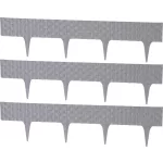 Kerti paliszád, Strend Pro Garden RattanPalisade, szürke, 80 x 29,5 cm, összekapcsolható, 240 cm hossz, formázható, rugalmas műanyag, UV-álló, 3 panel/csomag