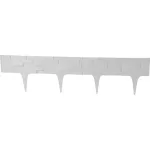 Kerti paliszád, Strend Pro Garden StonePalisade, szürke, 79 x 29,5 cm, összekapcsolható, 237 cm hossz, formázható, rugalmas műanyag, UV-álló, 3 panel/csomag