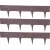Kerti paliszád, Strend Pro Garden StonePalisade, sötétbarna, 79 x 29,5 cm, összekapcsolható, 237 cm hossz, formázható, rugalmas műanyag, UV-álló, 3 panel/csomag