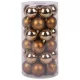 MagicHome karácsonyi gömbök, 30 db, réz, mix, karácsonyfára, 6 cm