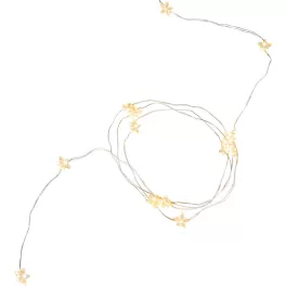   LED fényfüzér, MagicHome Vianoce Twisted Stars 180S, 200 cm x 9 szál, 180 db LED, melegfehér, IP44 kültéri, egyszerű világítás