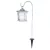 Napelemes kerti lámpa, Strend Pro Garden, Subra, fehér, 70 cm, 14,5 cm átmérő, üveg–műanyag–fém, 1 LED, hidegfehér fényű, akkumulátoros