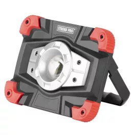   Munkalámpa, Strend Pro Worklight, fekete, 10 W, LED 600 lm, USB be- és kimenet, hordozható, akkumulátoros, beltéri használatra