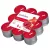 Gyertyák Bolsius Tealight True Scents, mécses, illatos, gránátalma, csomag 18 db