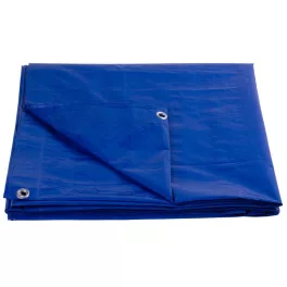   Takaróponyva, Strend Pro Garden Standard, 2 x 8 m, 80 g/m2, kék, víz-, penész-, szakadásálló, UV-álló, erősített szegély, korróziógátló fülek