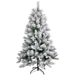 MagicHome Harry műfenyő, havas ezüstfenyő, 180 cm