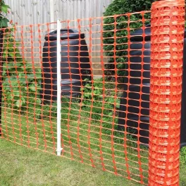   Műanyag jelölőháló, Strend Pro Garden, narancssárga, 100 cm x 30 m, szálvastagság: 1,5 mm, 100 g/m2, szemméret: 85 x 30 mm, négyszögletű, 100 % műanyag