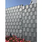 Szalag Strend Pro EUROSTANDARD, 190 mm, Hossz: 26 m, árnyékoló, antracit, takaró, kerítés panelekhez