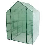 Melegágy, Strend Pro Garden X098, 142 x 142 x 193 cm, PE fólia, UV-álló, fémvázas, 4 polcos, feltekerhető nyílással (2172015)