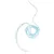 LED fényfüzér, MagicHome Vianoce Twisted Stars 1200S, 1200 LED, 3 m lánc, hidegfehér fény, egyszerű világítás, ezüst kábel, kültéri, 230 V, 50 Hz, 3 m betápkábel