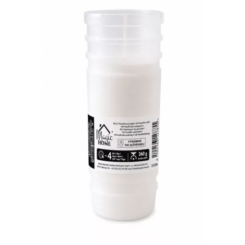 MagicHome mécsesbetét, 4 napos, 260 g, 130 mm, mécseshez, paraffin