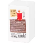 Gyertya MagicHome TG-18, LED, sírra, piros, 11 cm, (2xAA elem a csomag része)