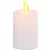 Gyertya MagicHome, LED, sírra, fehér, 2xAA, 5,5x10,5 cm, (2xAA elemmel együtt)