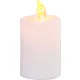 Gyertya MagicHome, LED, sírra, fehér, 2xAA, 5,5x10,5 cm, (2xAA elemmel együtt)