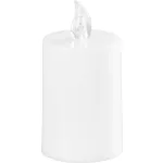 Gyertya MagicHome, LED, sírra, fehér, 2xAA, 5,5x10,5 cm, (2xAA elemmel együtt)