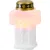 Gyertya MagicHome, kereszt, LED, sírra, fehér, 2xAA, 15x9 cm, (2xAA elem a csomag része)
