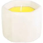Gyertya Citronella, cement, 85 g, rovarriasztó, 90x75 mm