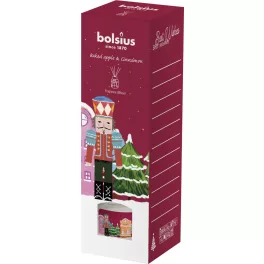   Diffúzor Bolsius Diótörő, Karácsonyi, get cosy, sült alma és fahéj illat, 30 ml