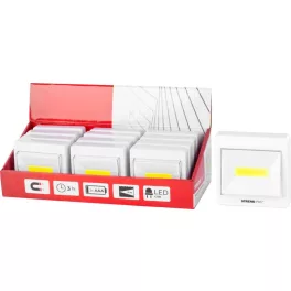   Lámpa Strend Pro Switchlight C1062, 3W COB 100 lm, 3xAAA, kapcsoló, csomag 12 db