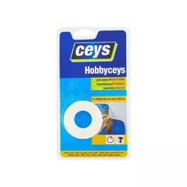   Ragasztószalag Ceys Hobbyceys, kétoldalas, ragasztó, 2 m x 15 mm