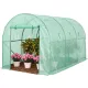 Foliasátor vázzal, Strend Pro Garden, zöld, 200 x 350 x 200 cm, bejárható, 7 m2, 140 g/m2 PE fólia, 6 ablak, fóliaborítás, jó hőszigetelés, stabil alap, fém váz