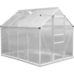 Üvegház, Strend Pro Garden, 250 x 190 x 195 cm, alumínium váz, 6 mm polikarbonát, stabil alappal, jó hőszigeteléssel