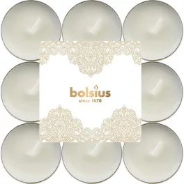   Gyertyák Bolsius Scented Golden Lace/vanilla Karácsonyi, mécses, illatos, csomag 18 db