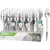 Lámpa Strend Pro Candle, napelemes, 1x LED, rozsdamentes acél, 6x28 cm, Kiszerelés 24 db