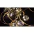 Napelemes kerti fényfüzér, Strend Pro Garden, izzó alakú, 10 db LED, 3,8 m, kültéri dekoráció, gyors összeszerelés