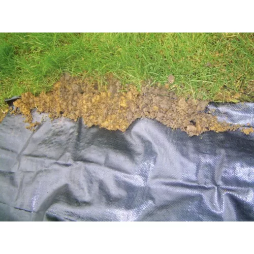 Szőtt talajtakaró szövet, Strend Pro Garden H1107, 2,1 x 100 m, fekete, 100 g/m2, gyökérgátló