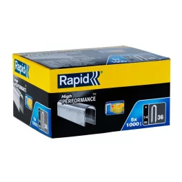   Kapcsok RAPID 36, 14 mm, DP, tűzőgéphez, kábelkapcsok, 5000 db-os csomag
