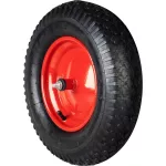 Kerék Strend Pro Premium Fortis BLACK, talicskához, felfújható, pótalkatrész, tengellyel