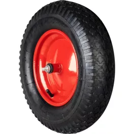   Kerék Strend Pro Premium Fortis BLACK, talicskához, felfújható, pótalkatrész, tengellyel