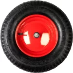 Kerék Strend Pro Premium Fortis BLACK, talicskához, felfújható, pótalkatrész, tengellyel