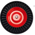 Kerék Strend Pro Premium Fortis BLACK, talicskához, tömör gumi, pótalkatrész, tengellyel
