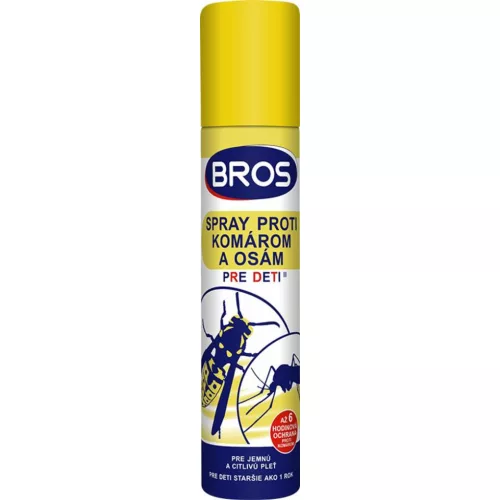 Spray Bros, gyerekeknek, szúnyogok és darazsak ellen, riasztó, 120/90 ml