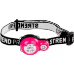 Fejlámpa Strend Pro Headlight, LED, 15 lm, mini, rózsaszín/kék, Sellbox 8 db