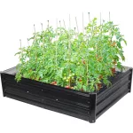 Magaságyás Strend Pro Garden, 3D design, fém, magasított, 120x90x30 cm