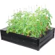 Magaságyás Strend Pro Garden, 3D design, fém, magasított, 120x90x30 cm