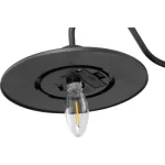 Napelemes fali lámpa, Strend Pro Garden, fekete, 23,5 × 18 × 20 cm, 1 LED, kültéri, műanyag, akkumulátoros, automatikus kapcsolás
