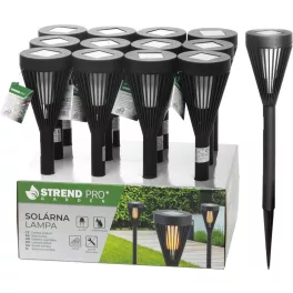   Lámpa Strend Pro Garden Amorfa, napelemes, 7,5x39,5 cm, Kiszerelés 12 db