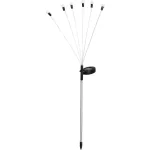 Napelemes kerti lámpa, Strend Pro Garden Floro, ezüst, 66 cm, 42 LED, kültéri, automatikus kapcsolás, energiatakarékos