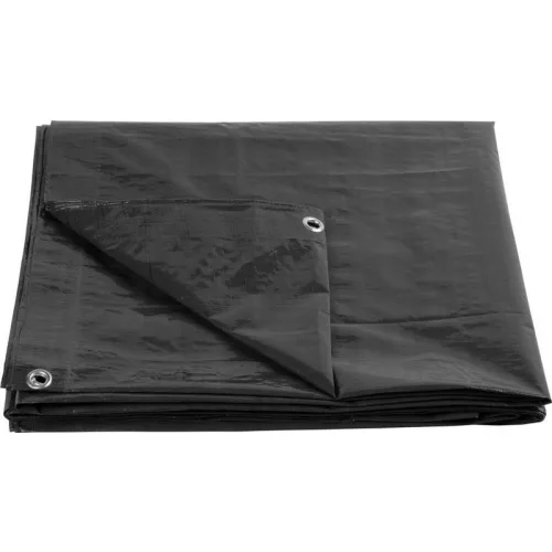 Takaróponyva Tarpaulin Strong 8x12 m, 200 g/m, antracit, fűzőlyukakkal